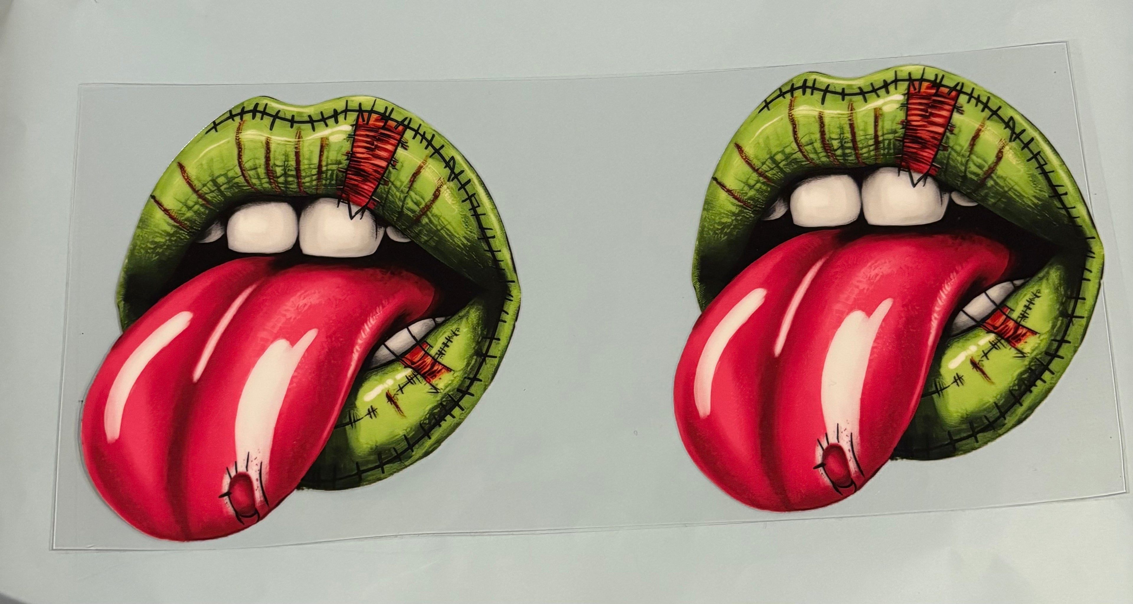 Lick lips
