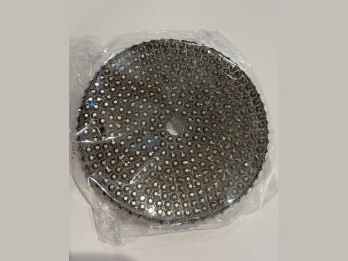 Dark gray 24oz cup lid with textured raised dots and iridescent sequins