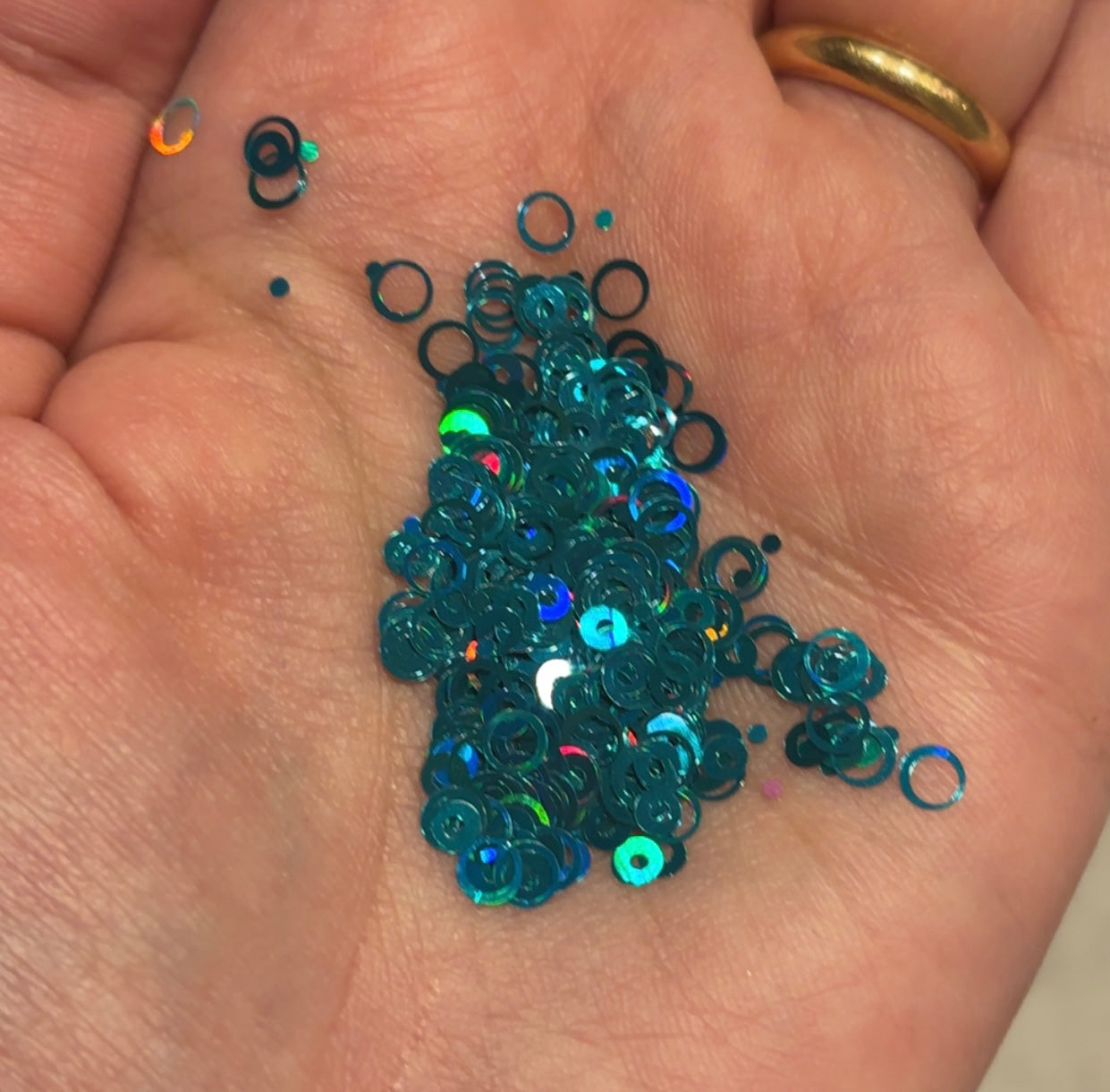 Glitter shaped Bubbles