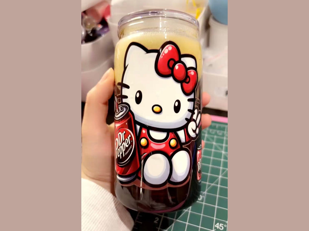 Hello Kitty Dr.Pepper Tumbler