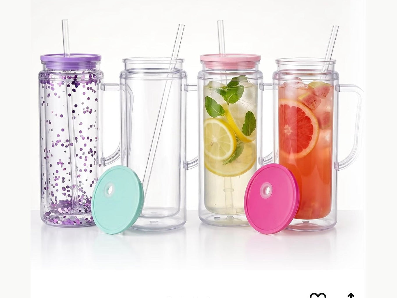 20oz Tumbler with a handle