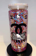 Hello Kitty Chanel inspired Snowglobe Tumbler