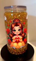 Beauty And The Beast Bell Snowglobe Tumbler
