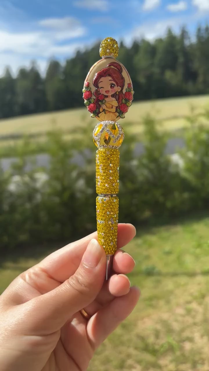 Belle Rose Sparkle Pen